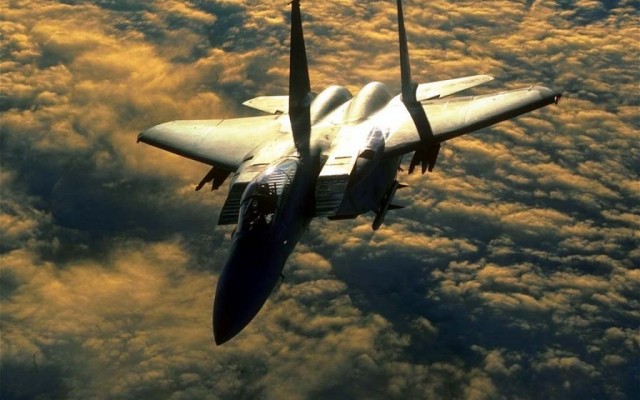 F-15 Eagle . Desktop wallpaper