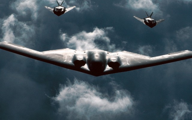 B-2 Spirit. Desktop wallpaper