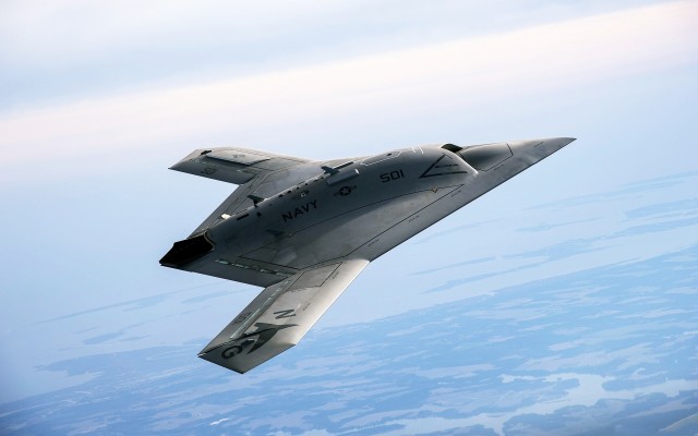 Northrop Grumman X-47B. Desktop wallpaper