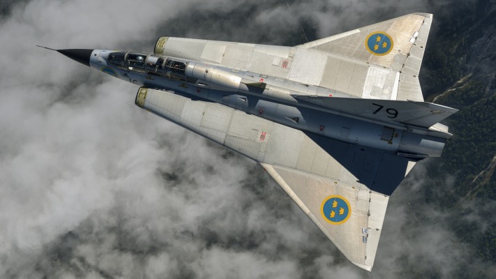 Saab 35 Draken. Desktop wallpaper