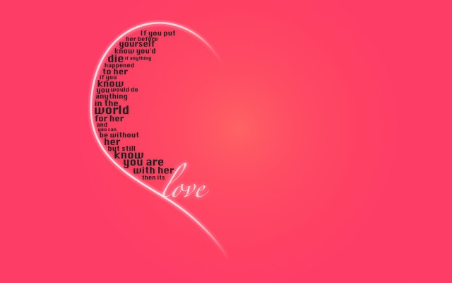 Love. Desktop wallpaper