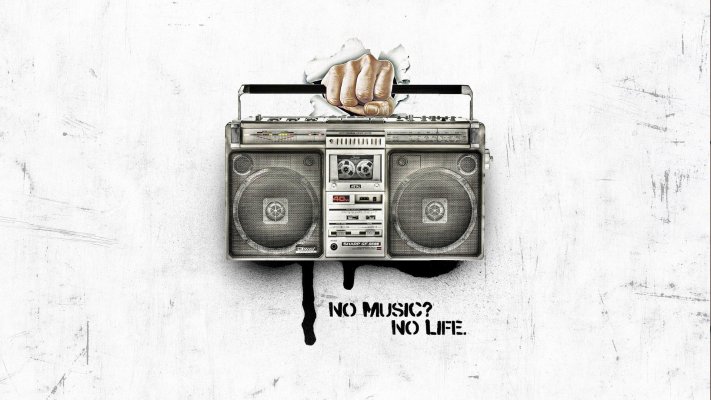 No music? No life.. Desktop wallpaper