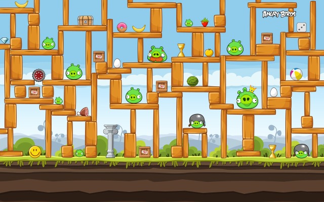 Angry Birds. Desktop wallpaper