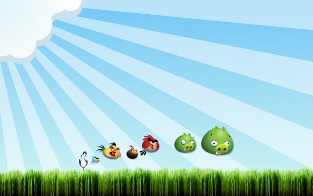 Angry Birds. Desktop wallpaper