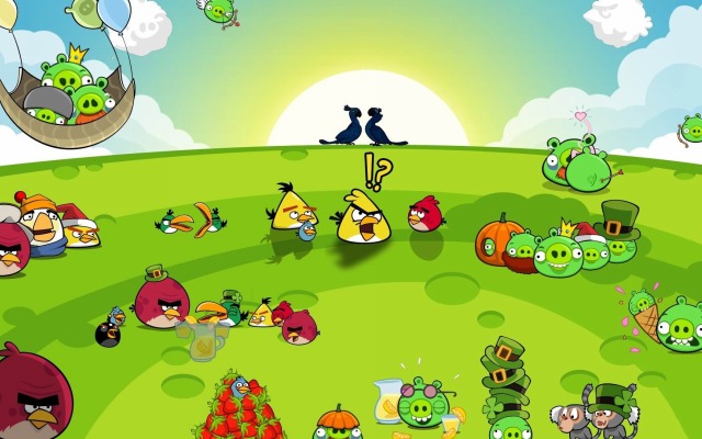 Angry Birds. Desktop wallpaper