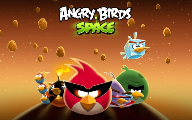 Angry Birds Space. Desktop wallpaper