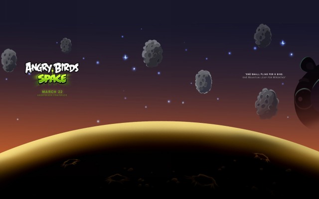 Angry Birds Space. Desktop wallpaper