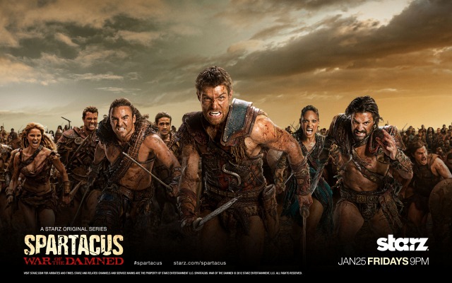 Spartacus: War of the Damned. Desktop wallpaper