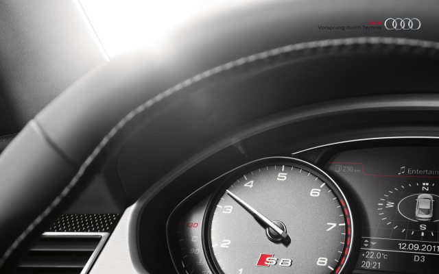 Audi S8 2013. Desktop wallpaper