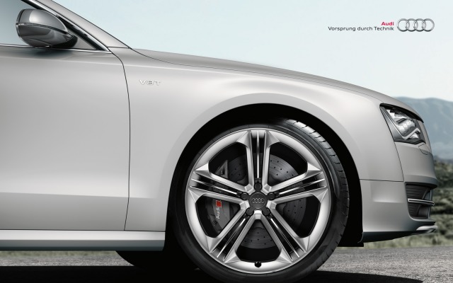 Audi S8 2013. Desktop wallpaper