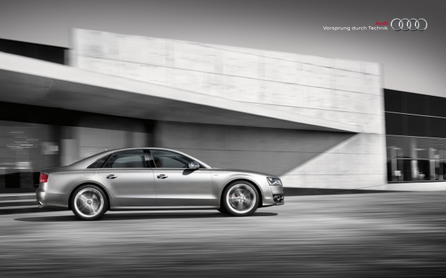 Audi S8 2013. Desktop wallpaper