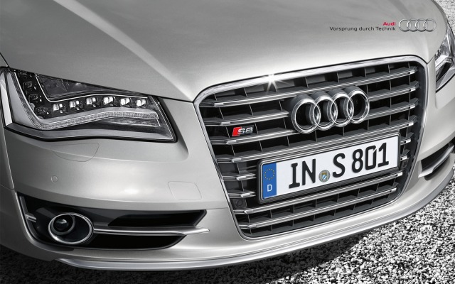 Audi S8 2013. Desktop wallpaper