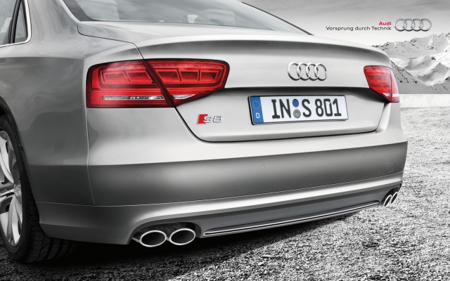 Audi S8 2013. Desktop wallpaper