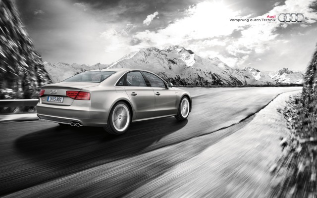 Audi S8 2013. Desktop wallpaper