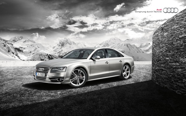 Audi S8 2013. Desktop wallpaper