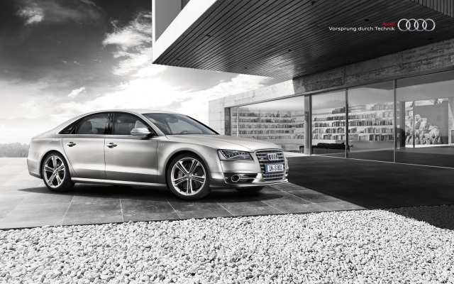 Audi S8 2013. Desktop wallpaper