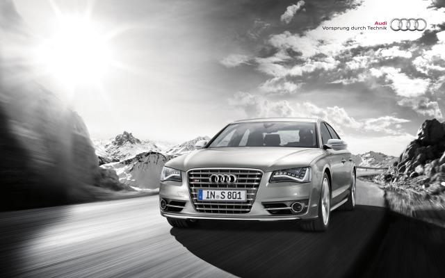 Audi S8 2013. Desktop wallpaper