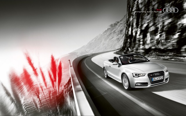 Audi S5 Cabriolet 2013. Desktop wallpaper