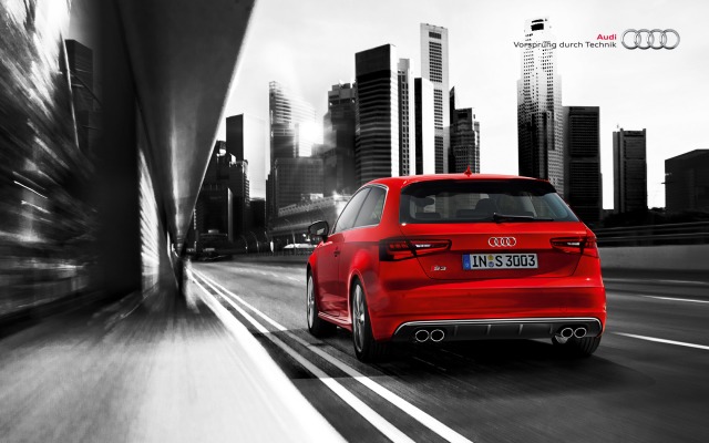 Audi S3 2013. Desktop wallpaper