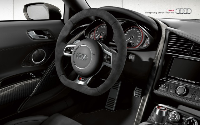 Audi R8 Spyder 2013. Desktop wallpaper