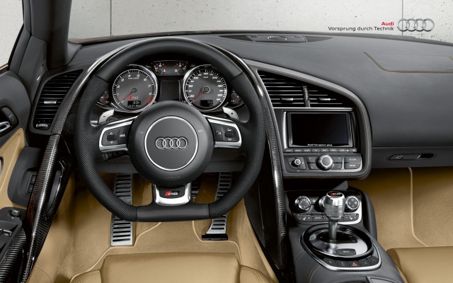 Audi R8 Spyder 2013. Desktop wallpaper