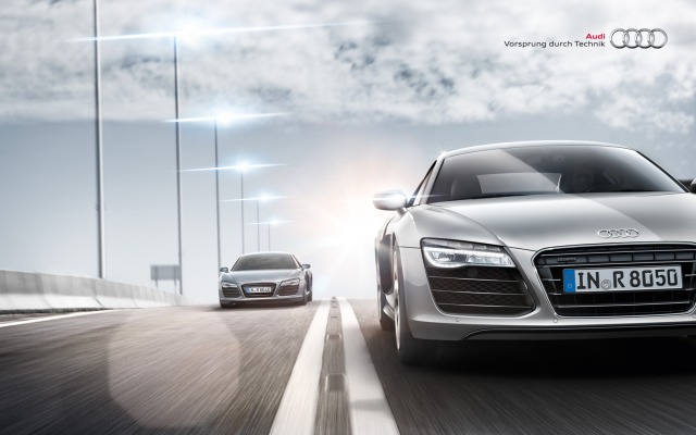 Audi R8 Coupe 2013. Desktop wallpaper