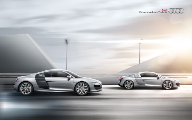 Audi R8 Coupe 2013. Desktop wallpaper