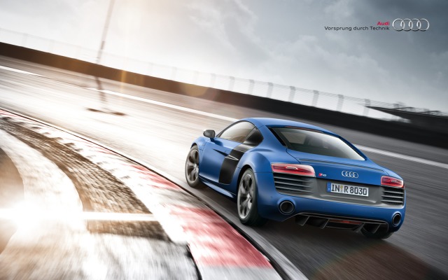 Audi R8 Coupe 2013. Desktop wallpaper