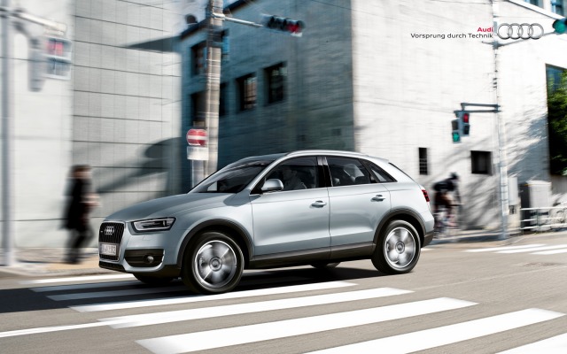 Audi Q3 2013. Desktop wallpaper