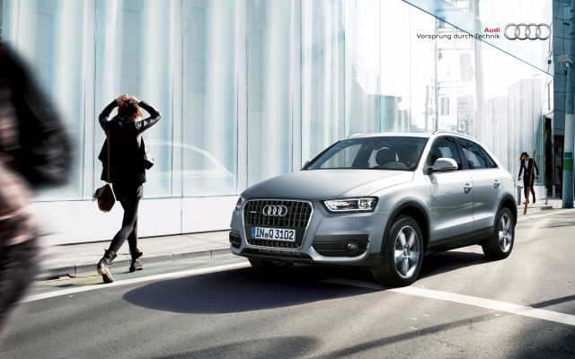 Audi Q3 2013. Desktop wallpaper