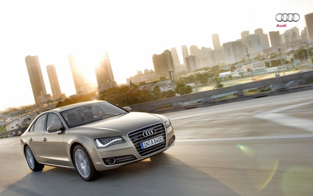 Audi A8 2013. Desktop wallpaper