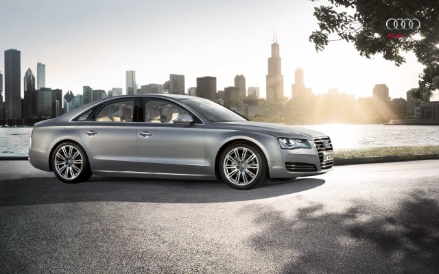 Audi A8 2013. Desktop wallpaper