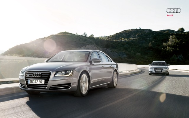 Audi A8 2013. Desktop wallpaper