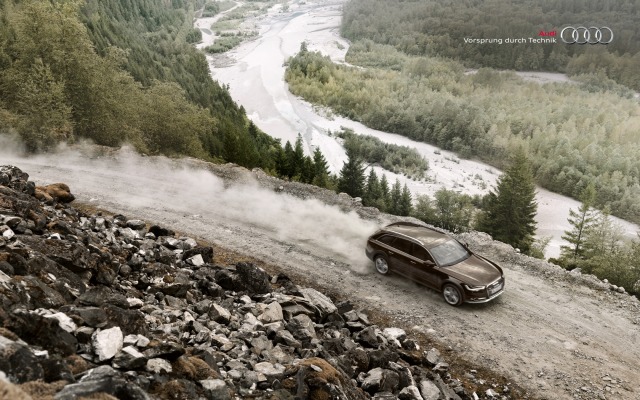 Audi A6 allroad quattro 2013. Desktop wallpaper