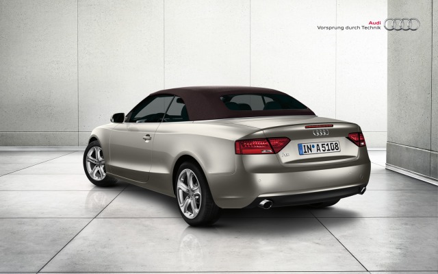 Audi A5 Cabriolet 2013. Desktop wallpaper