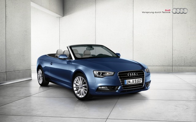 Audi A5 Cabriolet 2013. Desktop wallpaper