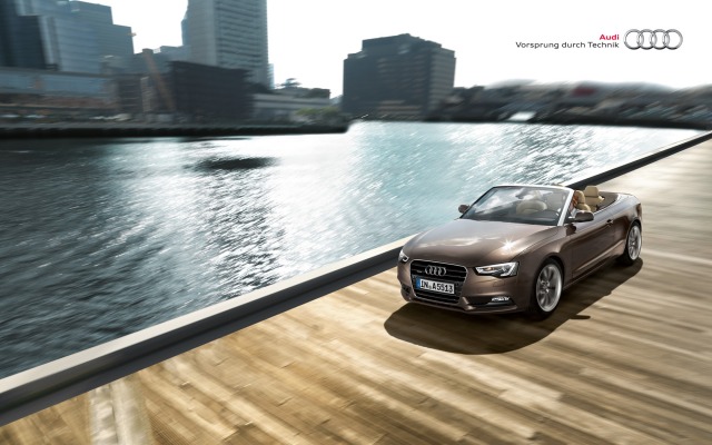 Audi A5 Cabriolet 2013. Desktop wallpaper