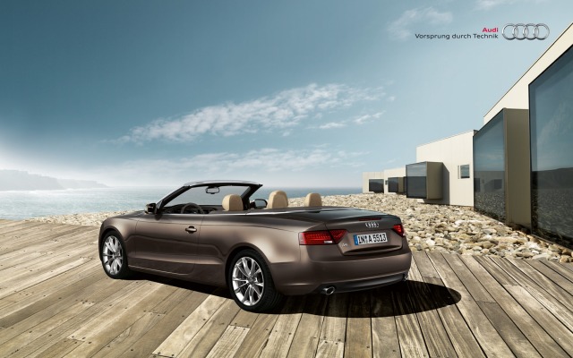 Audi A5 Cabriolet 2013. Desktop wallpaper