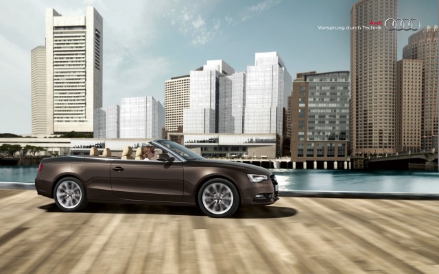 Audi A5 Cabriolet 2013. Desktop wallpaper