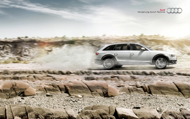 Audi A4 allroad quattro 2013. Desktop wallpaper