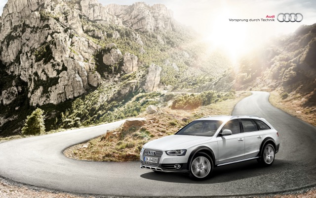 Audi A4 allroad quattro 2013. Desktop wallpaper