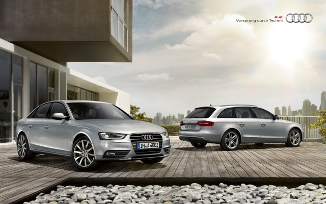 Audi A4 2013. Desktop wallpaper