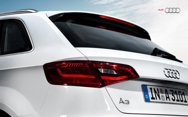 Audi A3 Sportback 2013. Desktop wallpaper