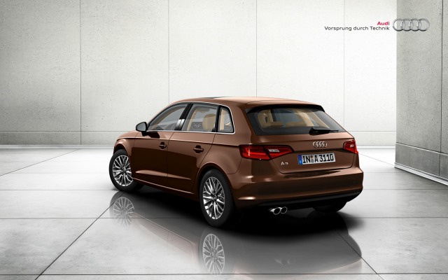 Audi A3 Sportback 2013. Desktop wallpaper