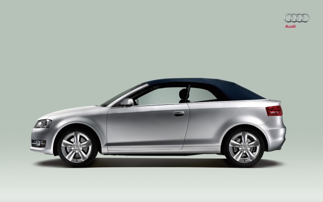 Audi A3 Cabriolet 2013. Desktop wallpaper