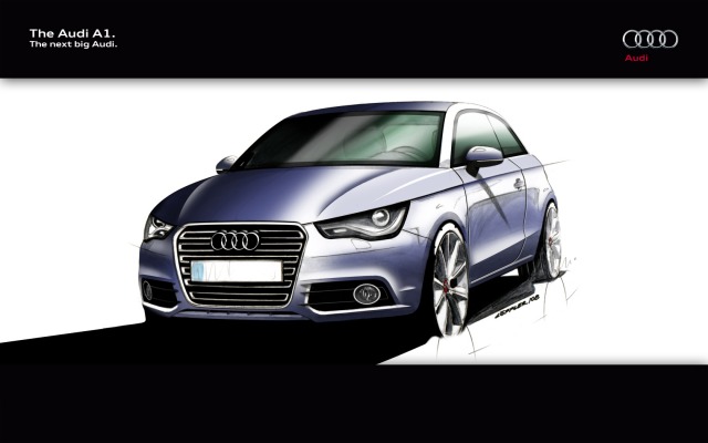 Audi A1 2012. Desktop wallpaper