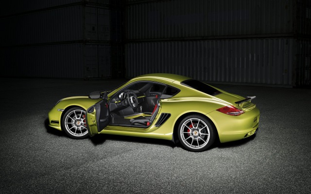 Porsche Cayman R 2012. Desktop wallpaper