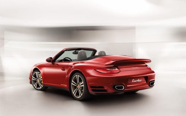 Porsche 911 Turbo Cabriolet 2012. Desktop wallpaper