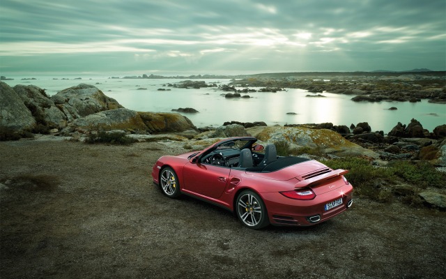 Porsche 911 Turbo Cabriolet 2012. Desktop wallpaper