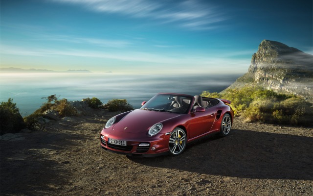 Porsche 911 Turbo Cabriolet 2012. Desktop wallpaper